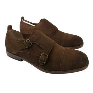 Steve Madden Tan Suede Pre-Loved Monk Strap Men's Shoes US 12